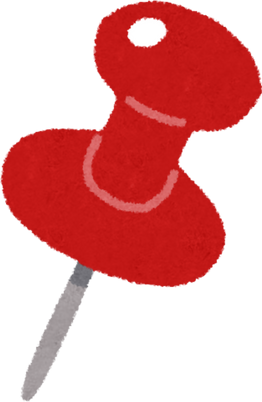 Illustration of a Red Push Pin